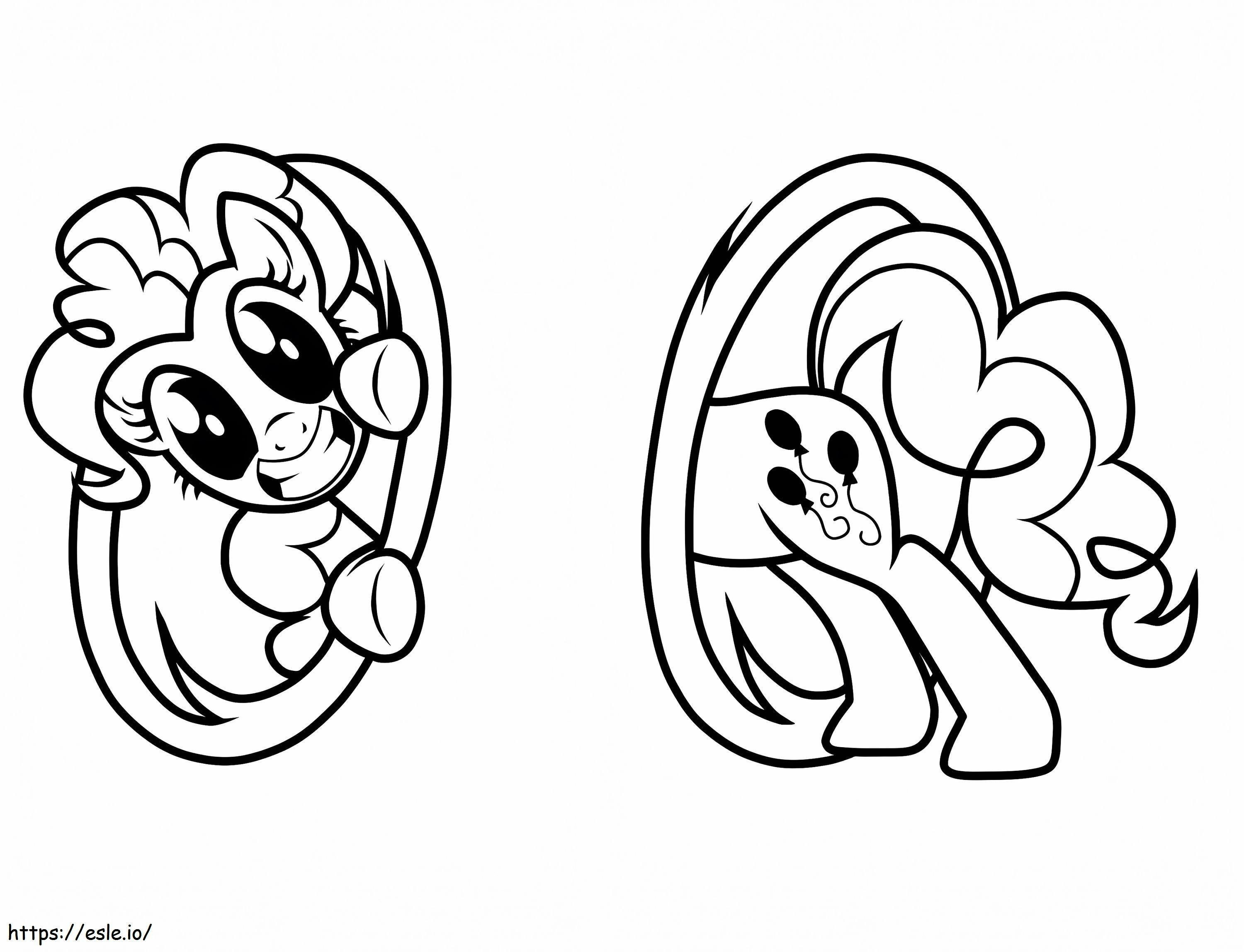 Pinkie Pie Pony coloring page