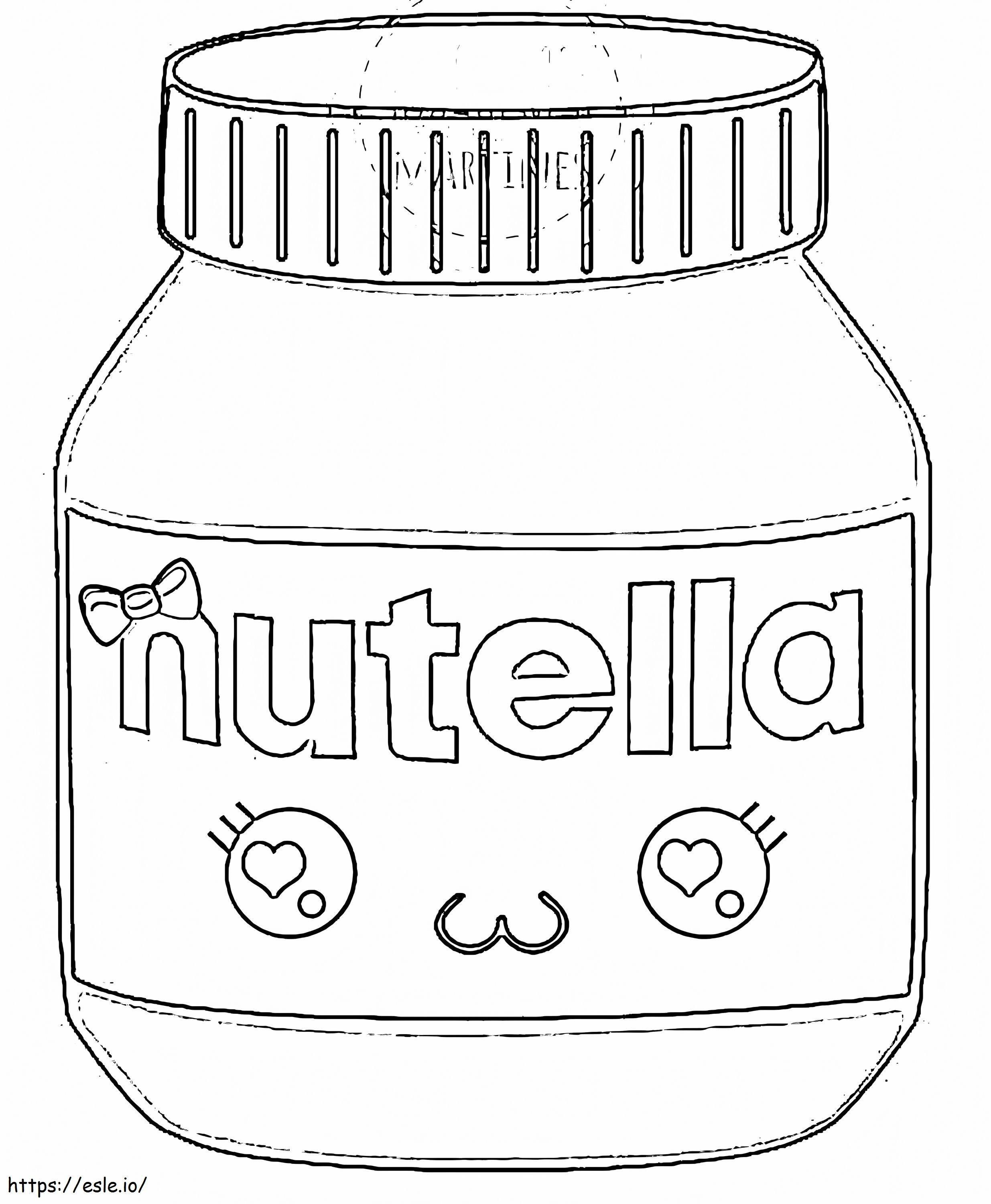 Kawaii Nutella 1 kifestő