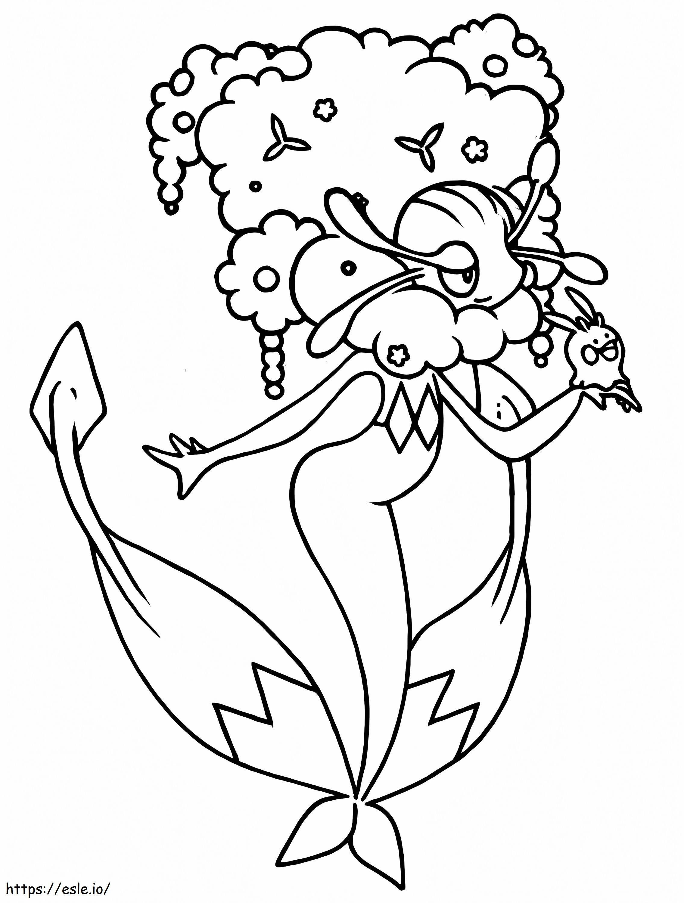 Printable Florges coloring page