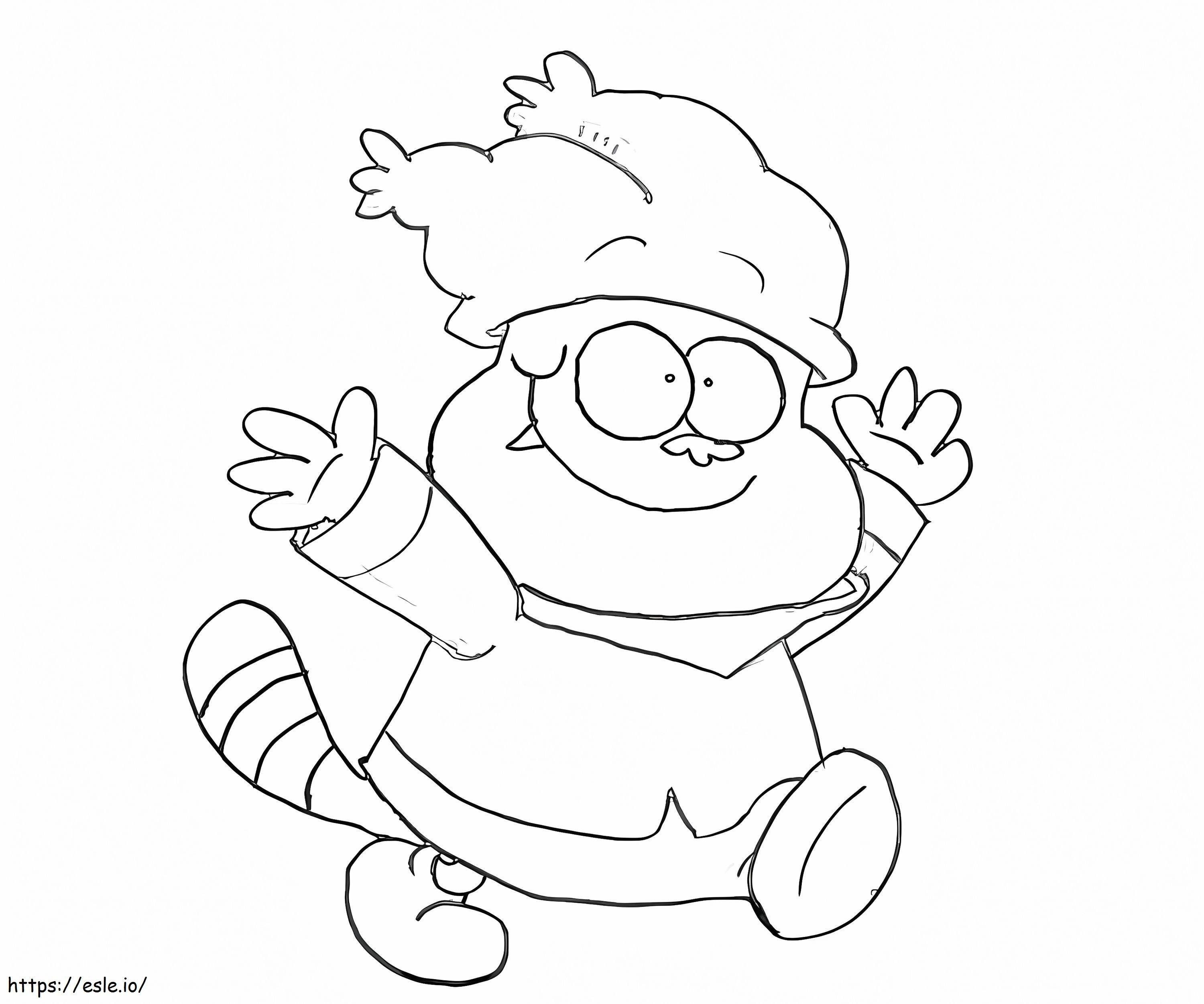 Funny Chowder coloring page