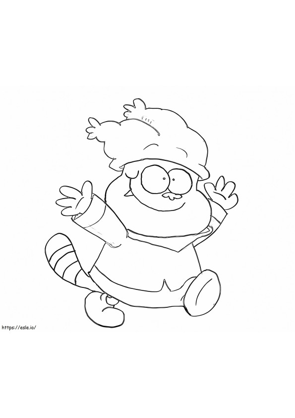 Funny Chowder coloring page