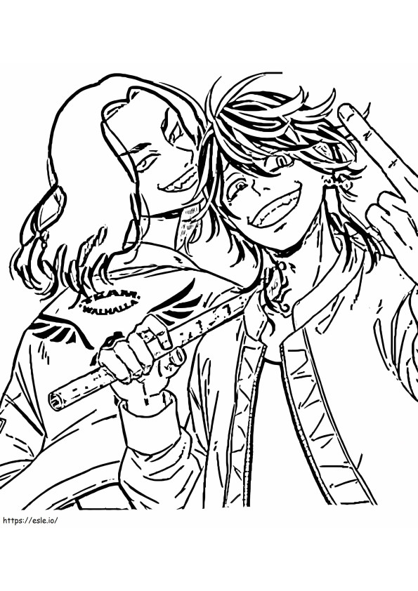 Keisuke Baji And Kazutora Hanemiya
