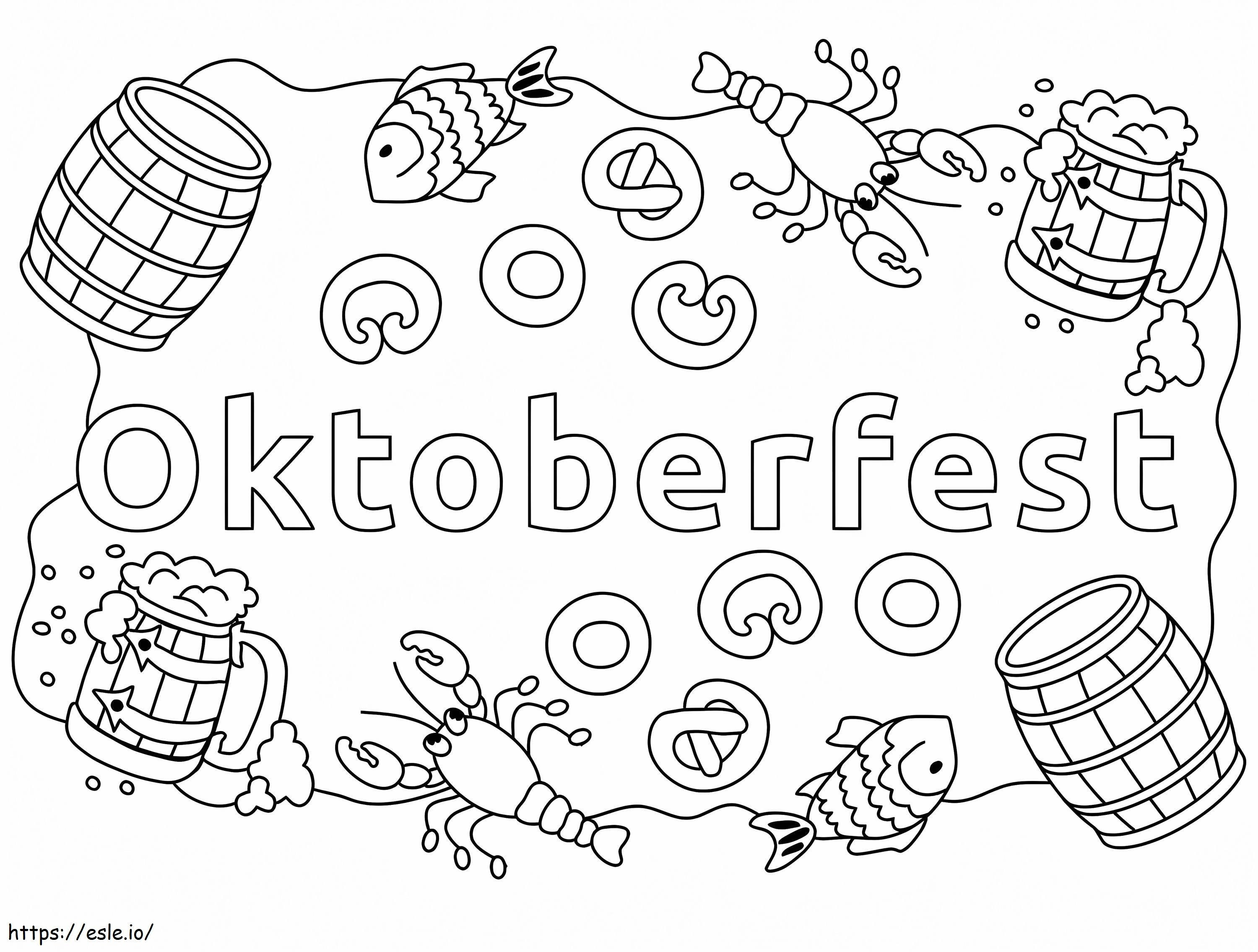 Oktoberfest 13 para colorir