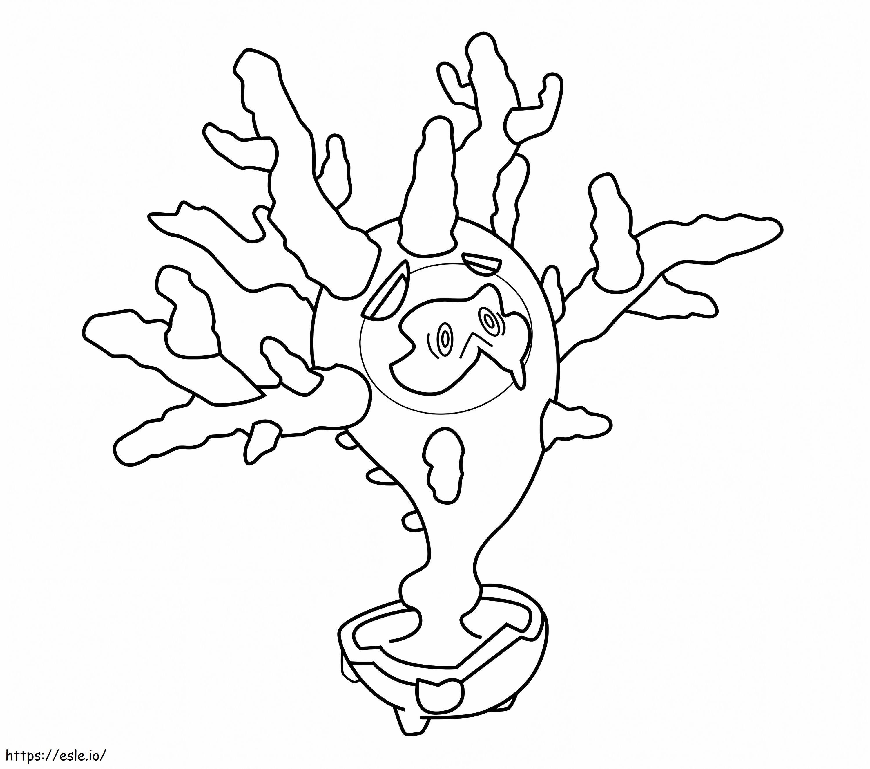 Cursola Pokemon 2 coloring page