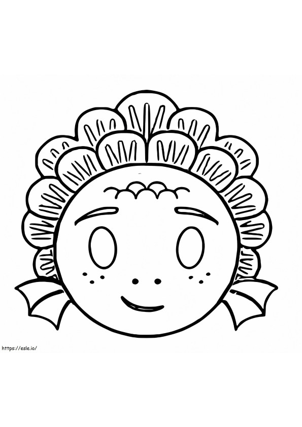 Luca Emoji coloring page