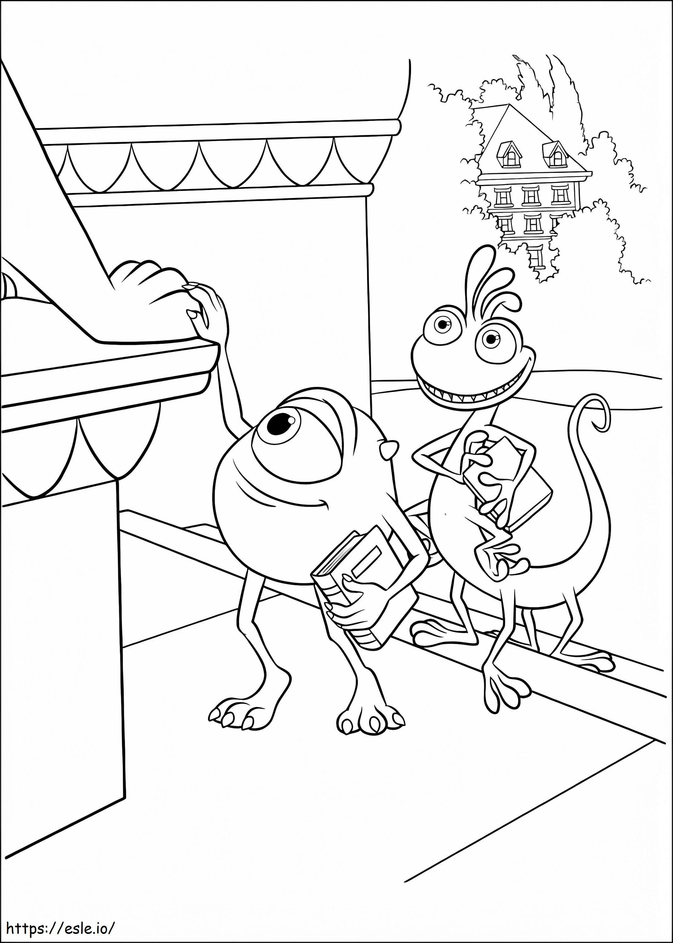 Monsters University Printable coloring page