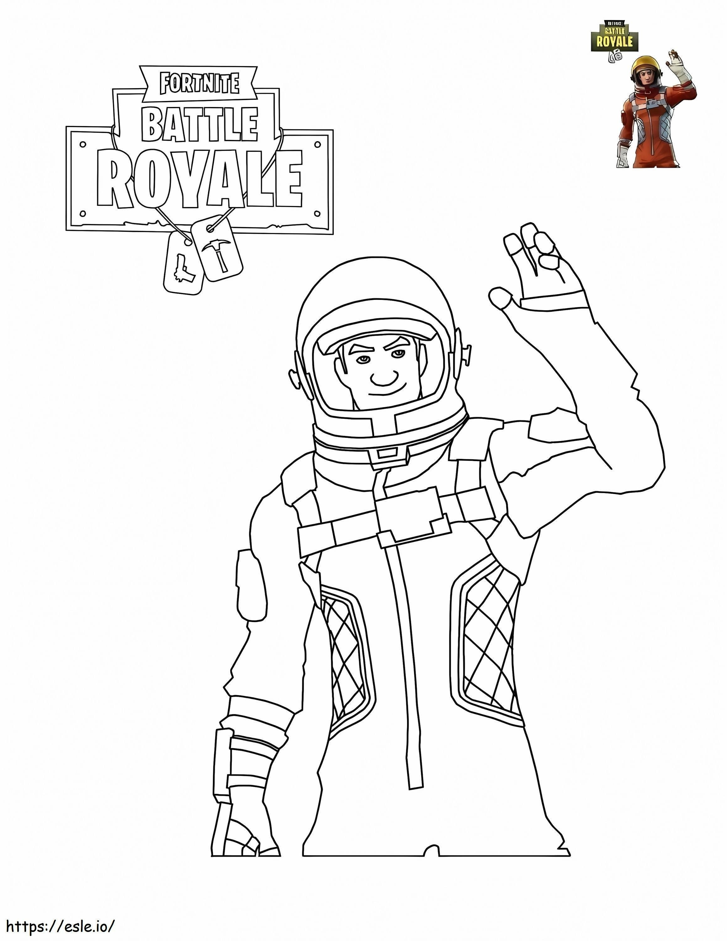 1532742793 Man In Fortnite Battle Royale A4 coloring page