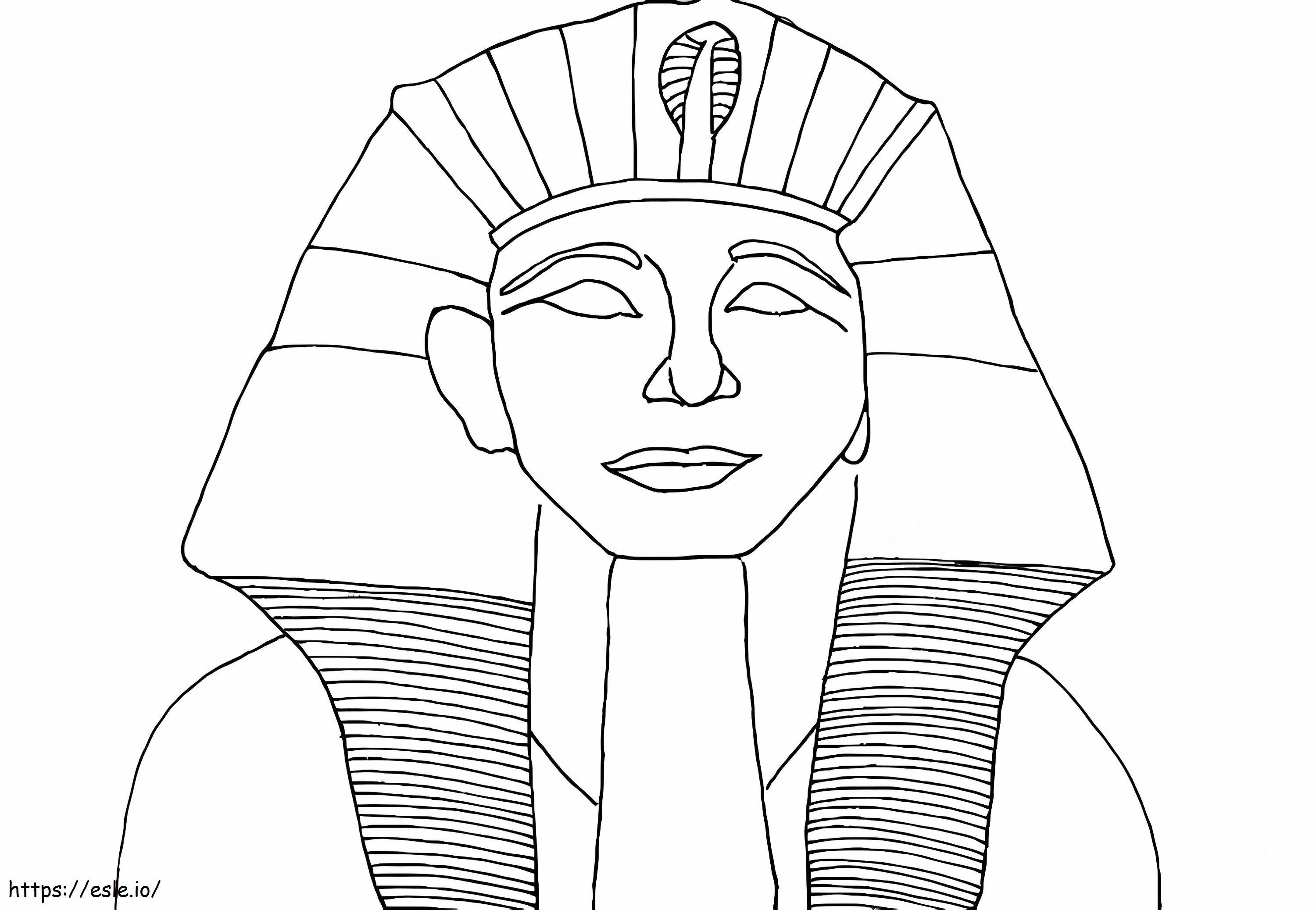 1493903742 Egyptian Pharaoh coloring page