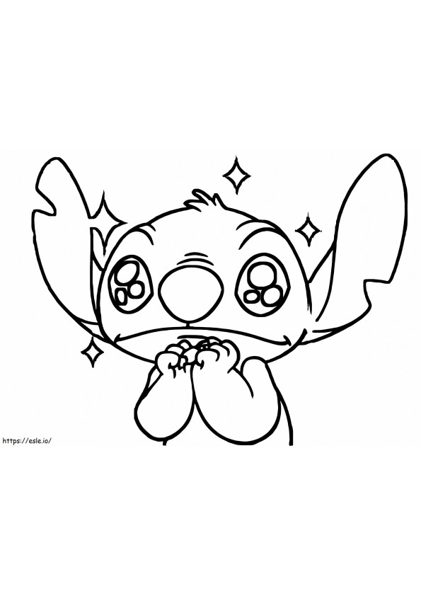 Stitch Linda coloring page