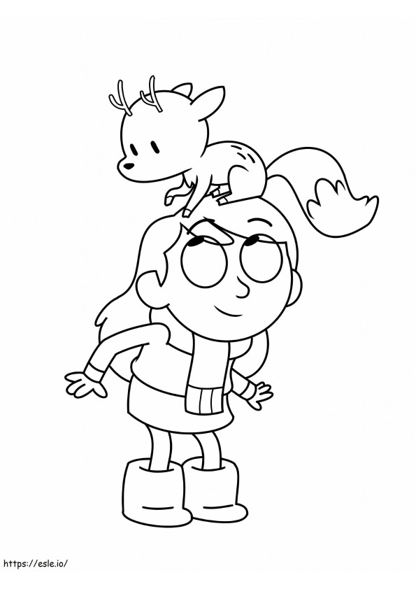 Ramoscello sulla testa di Hilda