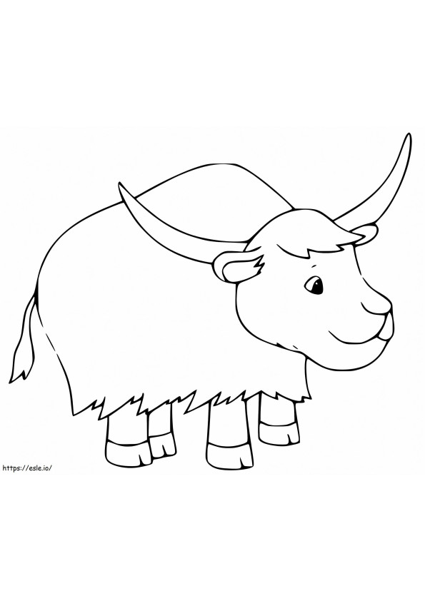 Fröhliches Yak