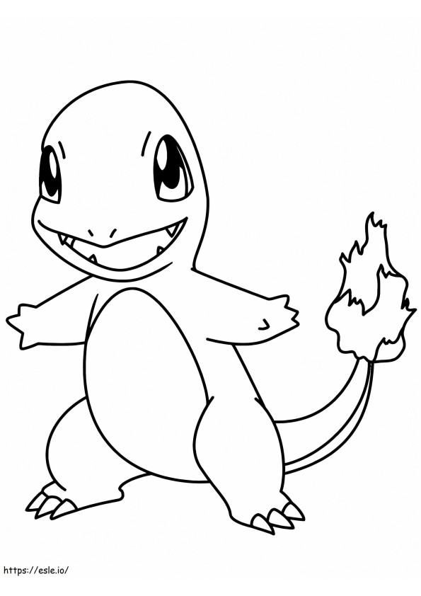 Charmander sorride