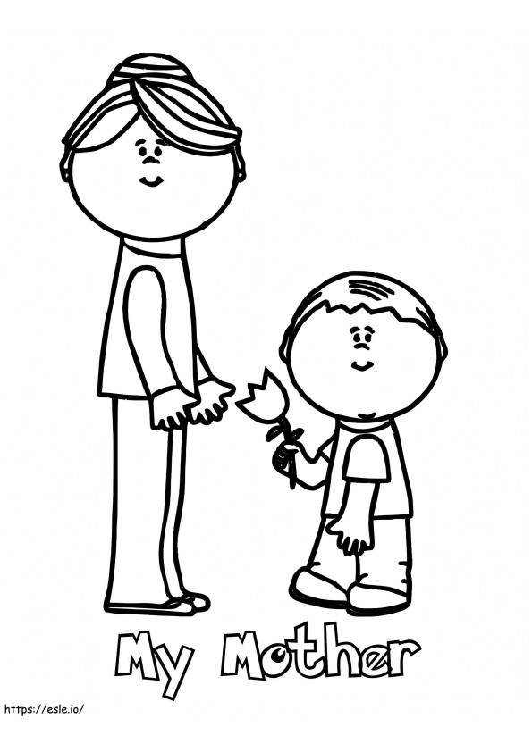 Happy Mothers Day 19 coloring page