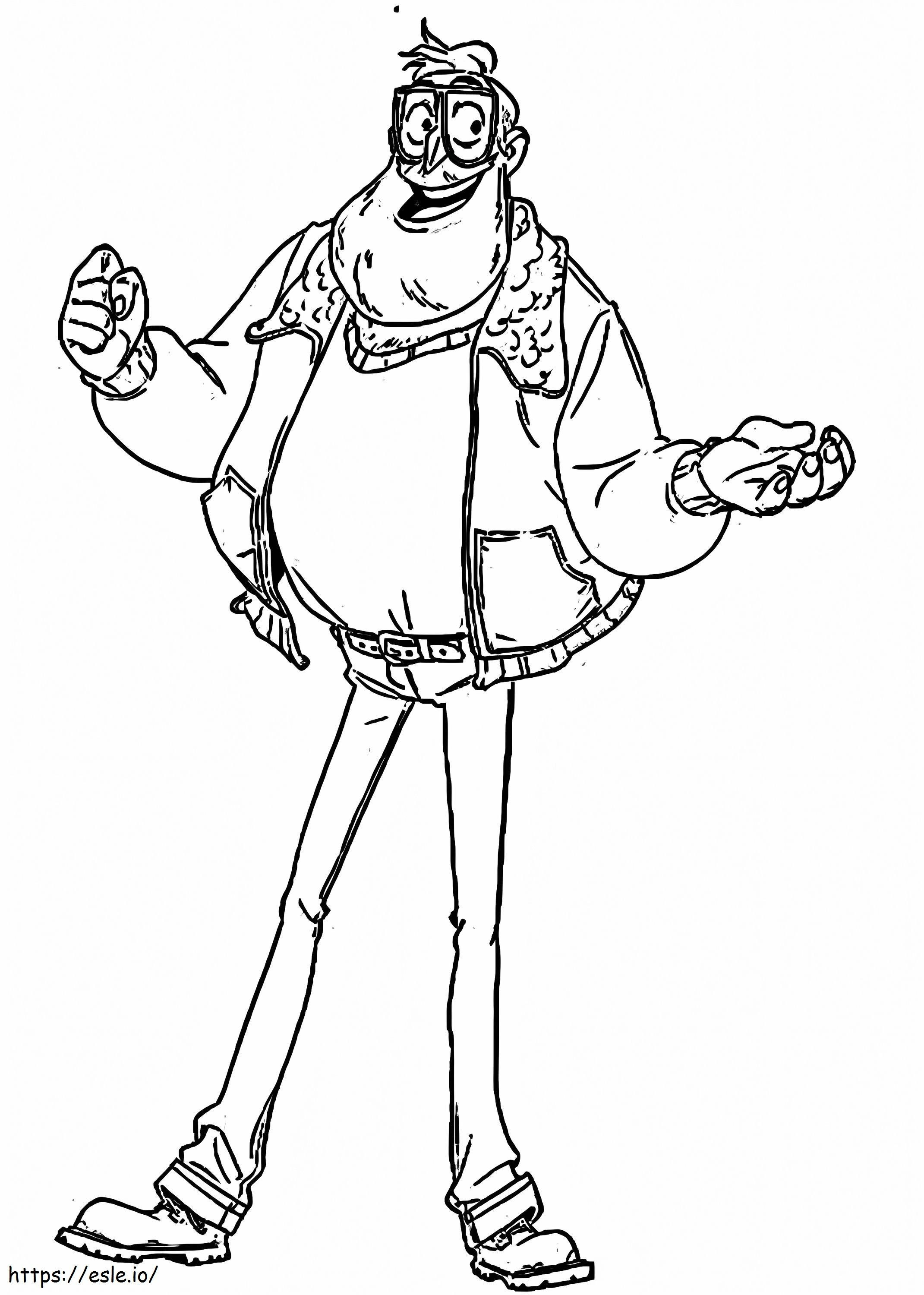 Rick Mitchell 2 coloring page