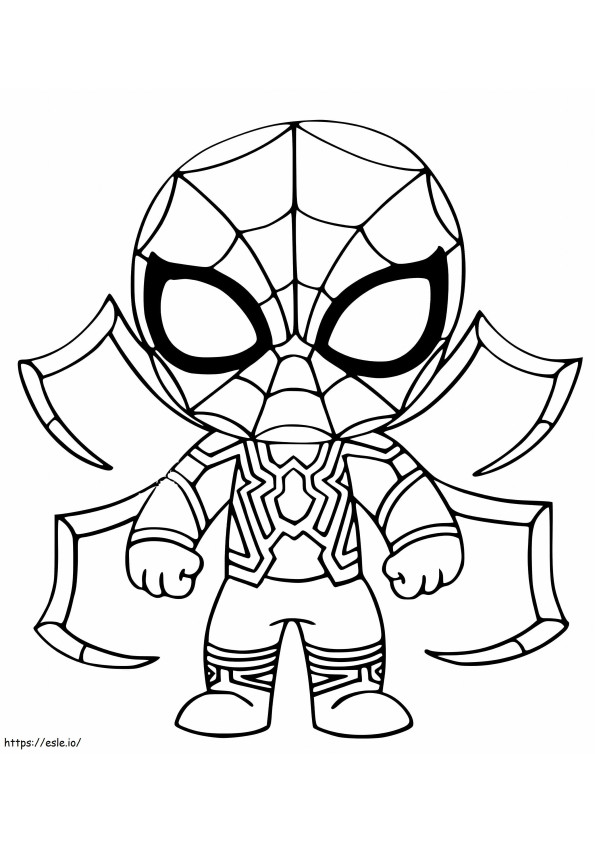 Chibi Iron Spider Man