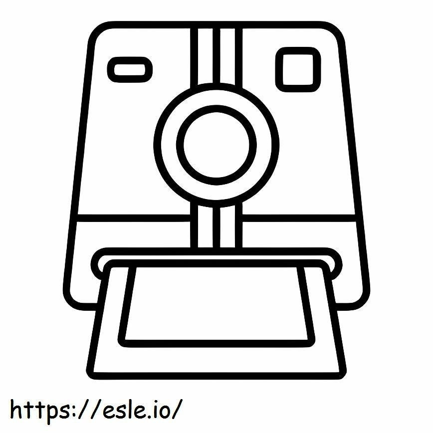 Camera And Photo coloring page