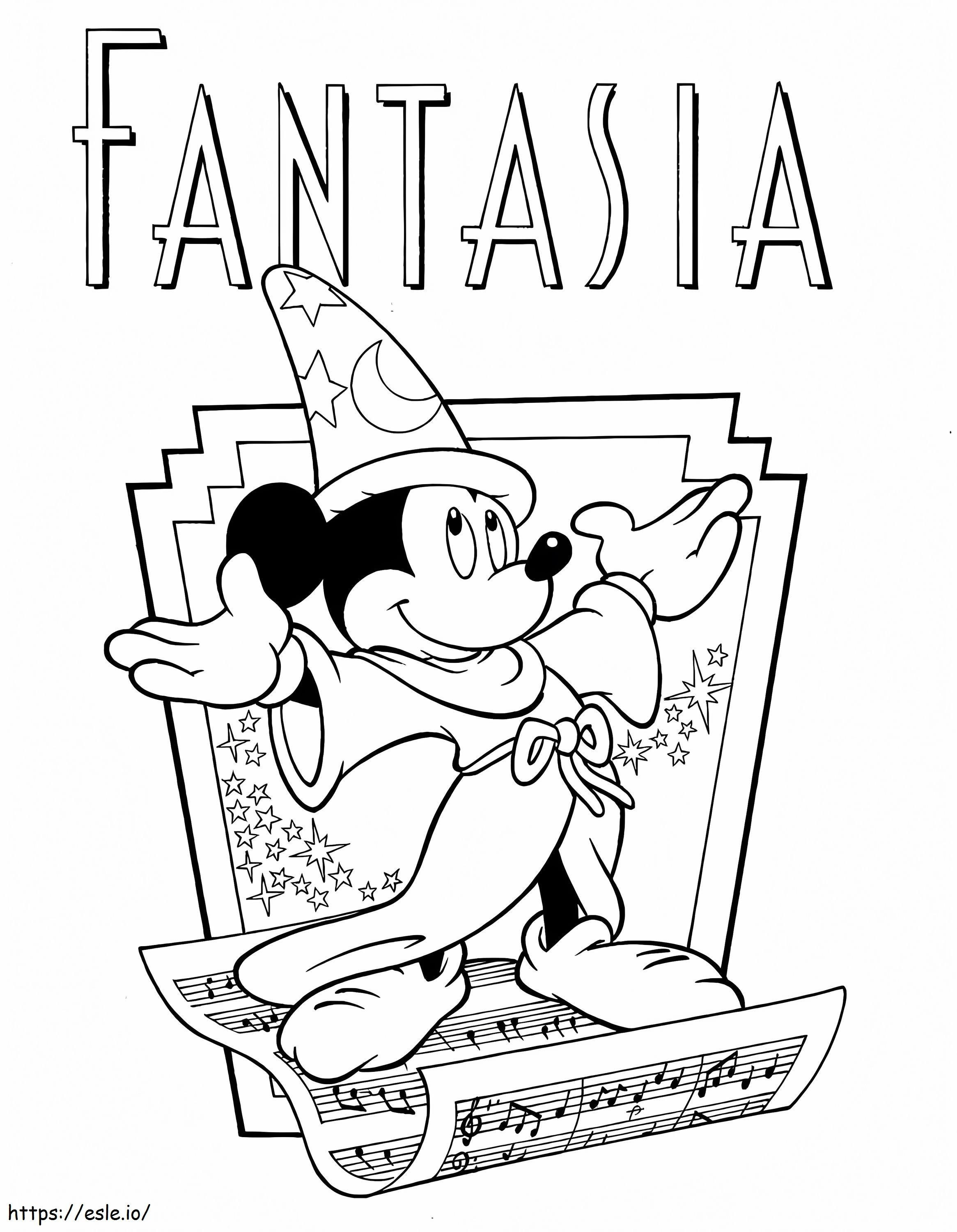 Disney Fantasia de colorat
