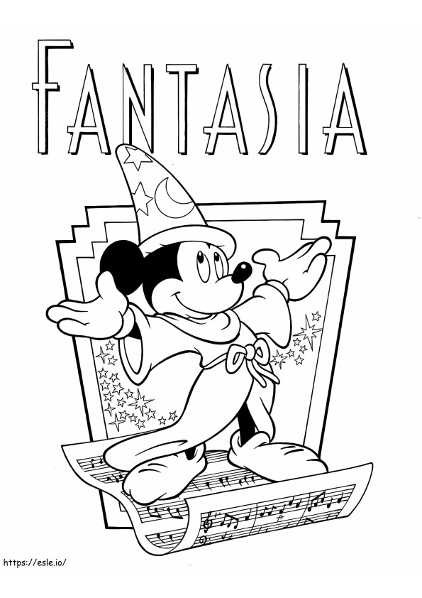 Disney Fantasia coloring page