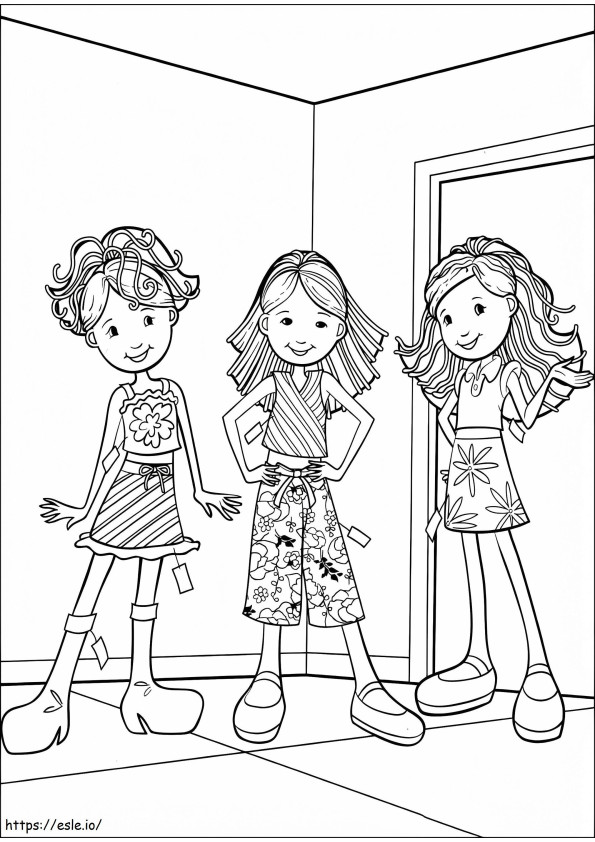 Groovy Girls 2 coloring page