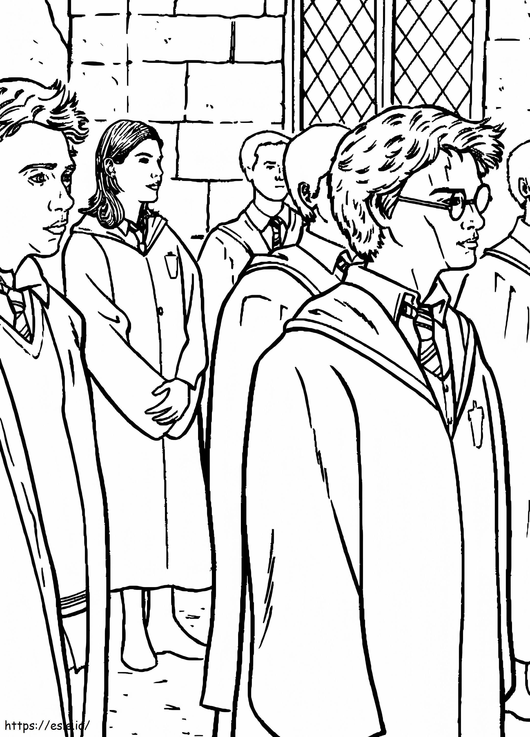 Harry Potter Is Class coloring page