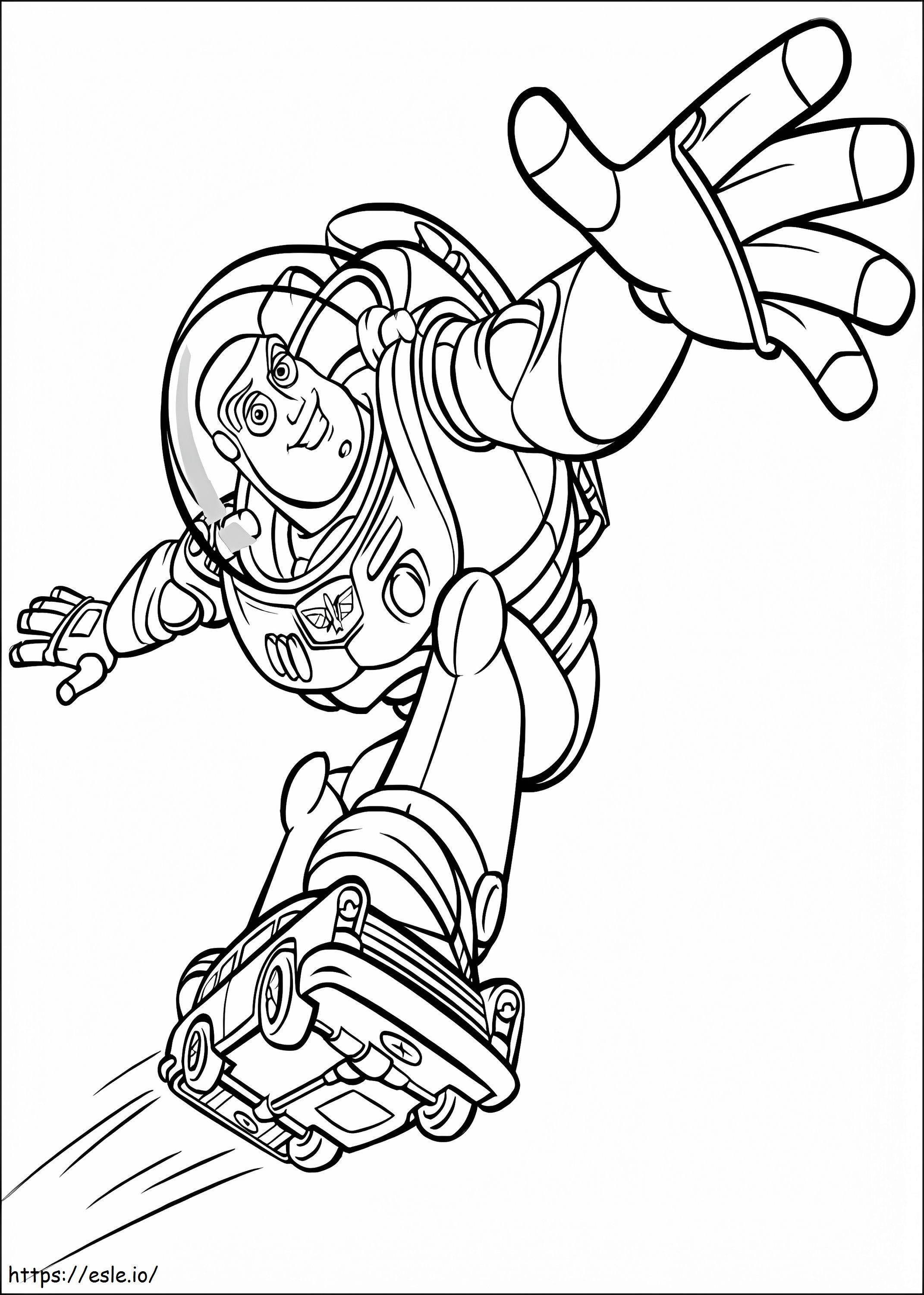Cool Buzz Lightyear coloring page