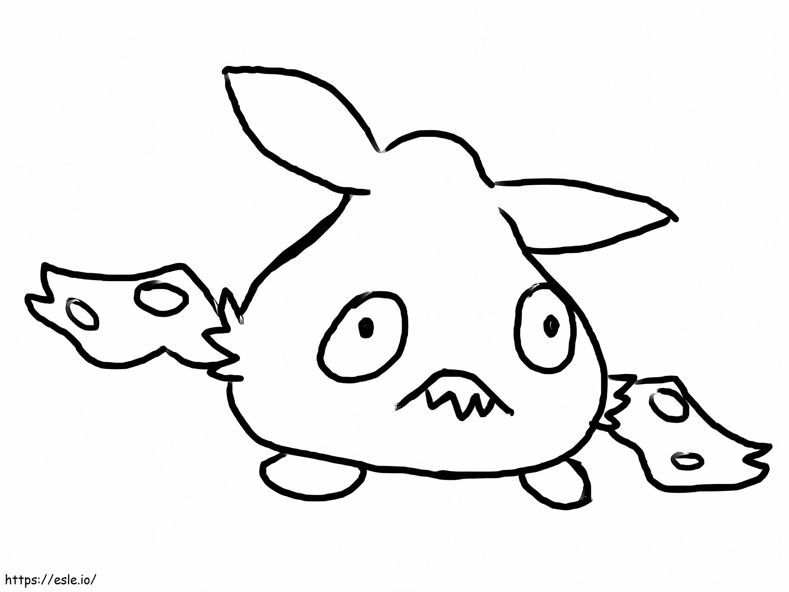Trubbish Pokemon coloring page