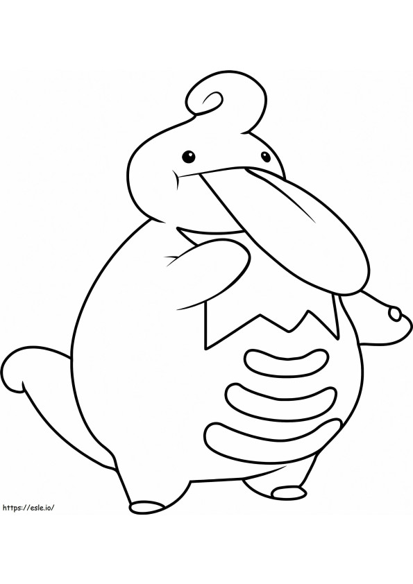 Lickilicky Pokemon coloring page