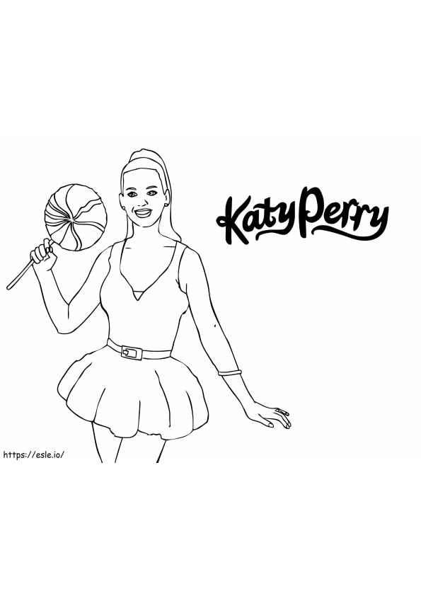 Katy Perry With Lollipop