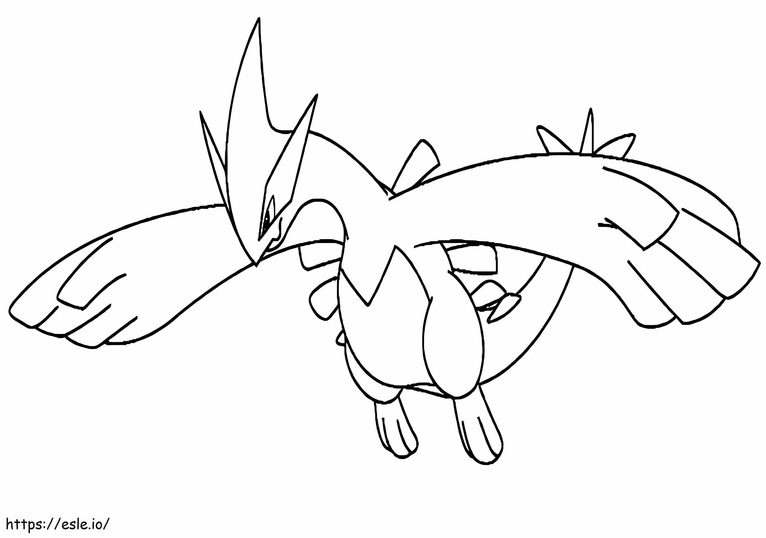 Silver Lugia  coloring page