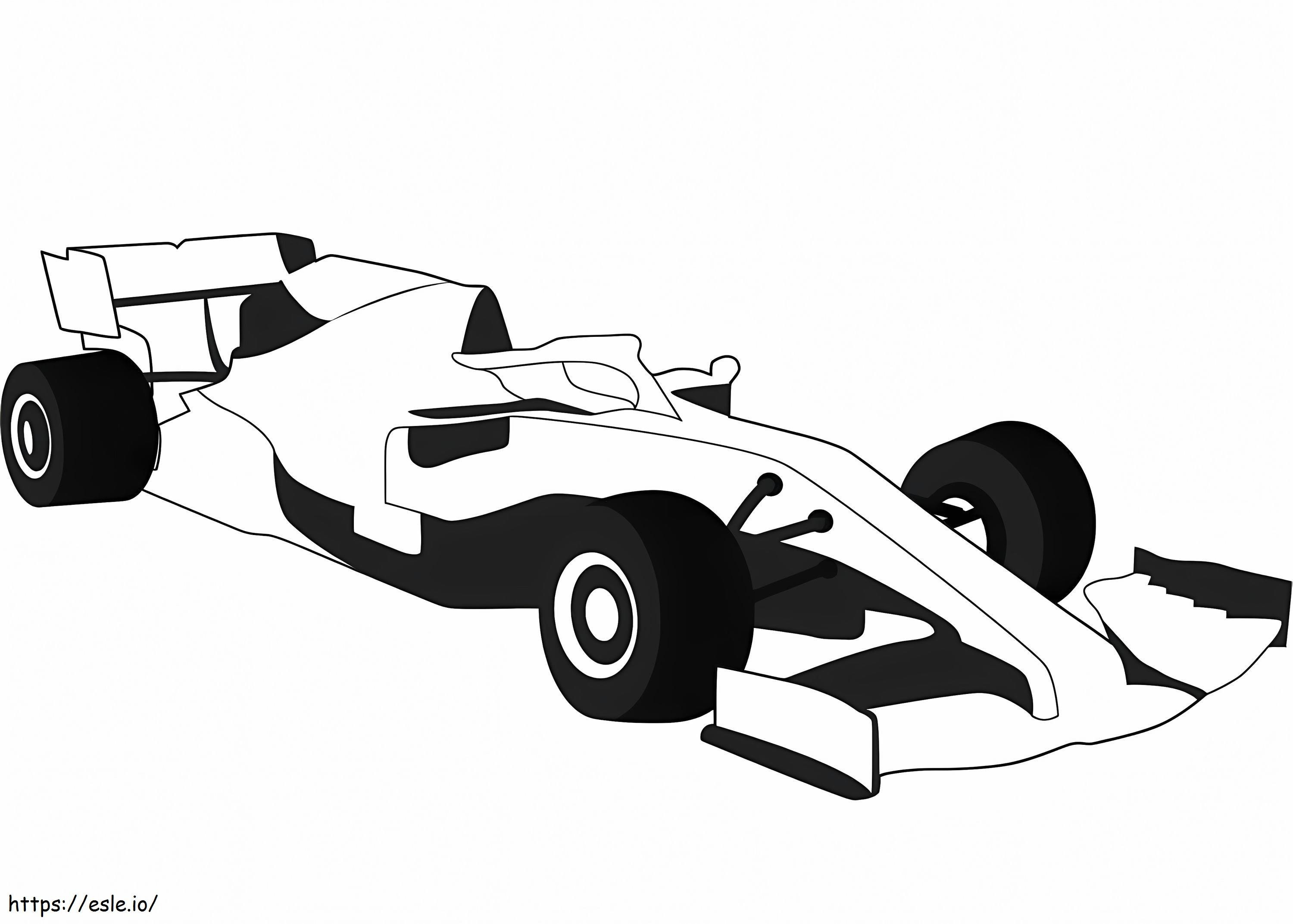 フェラーリ F1 ぬりえ - 塗り絵