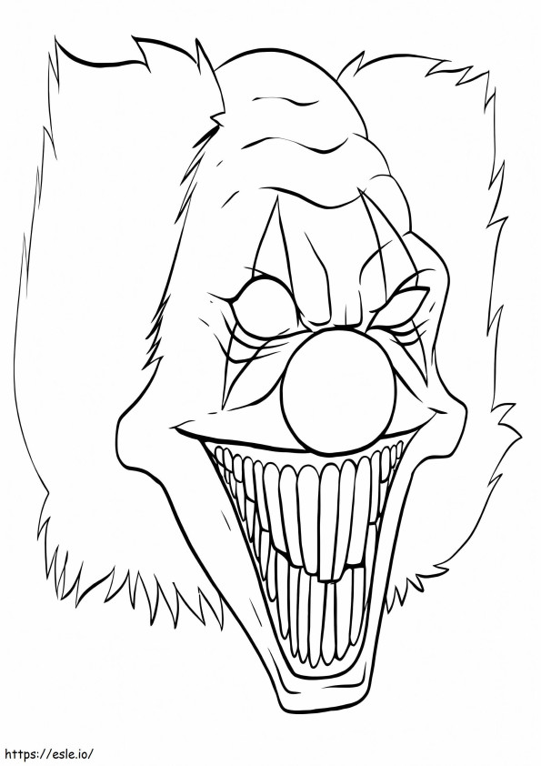 Scary 2 coloring page