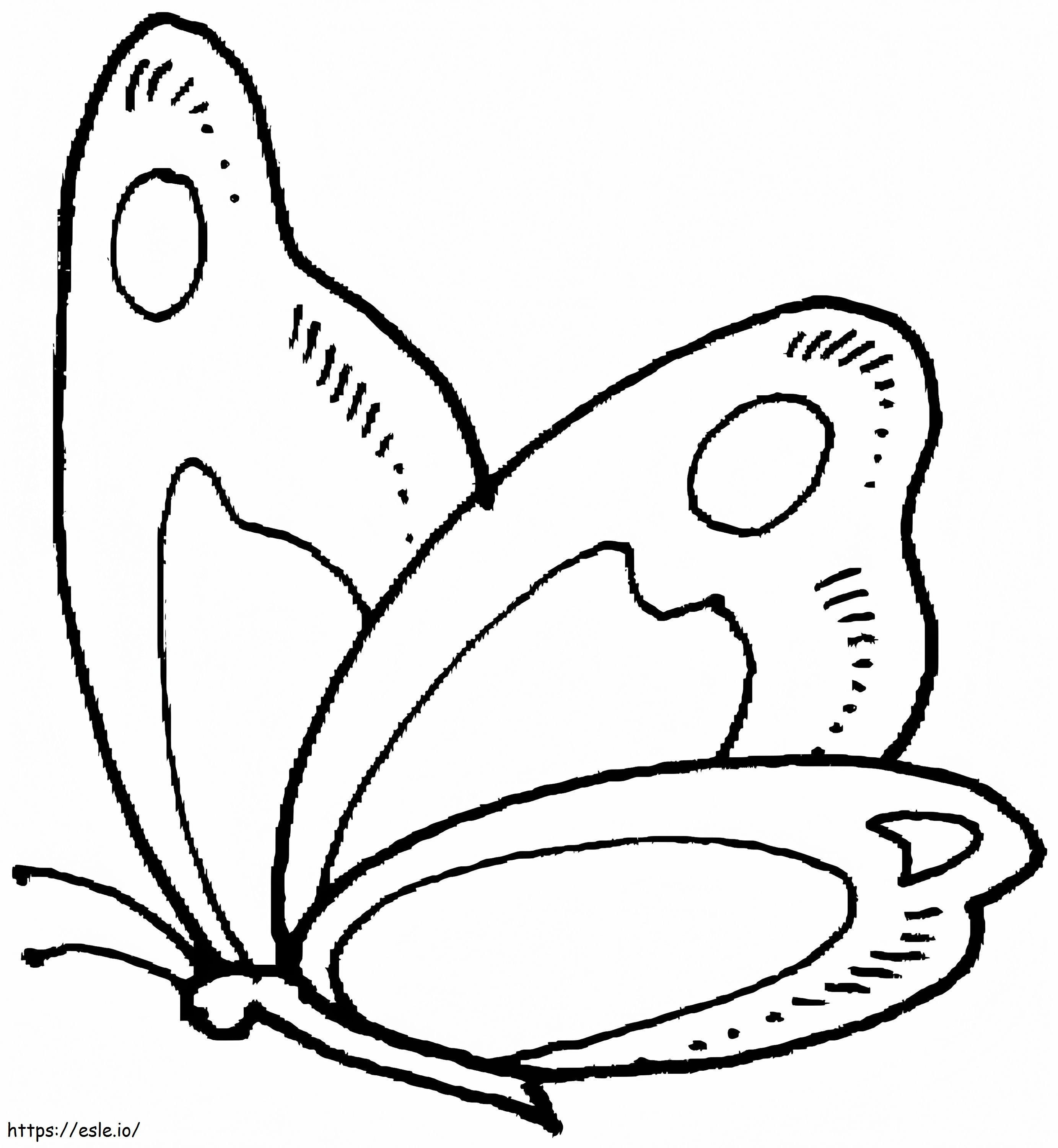 Coloriage Papillon à colorier à imprimer dessin