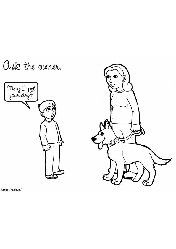 Ask The Owner coloring page