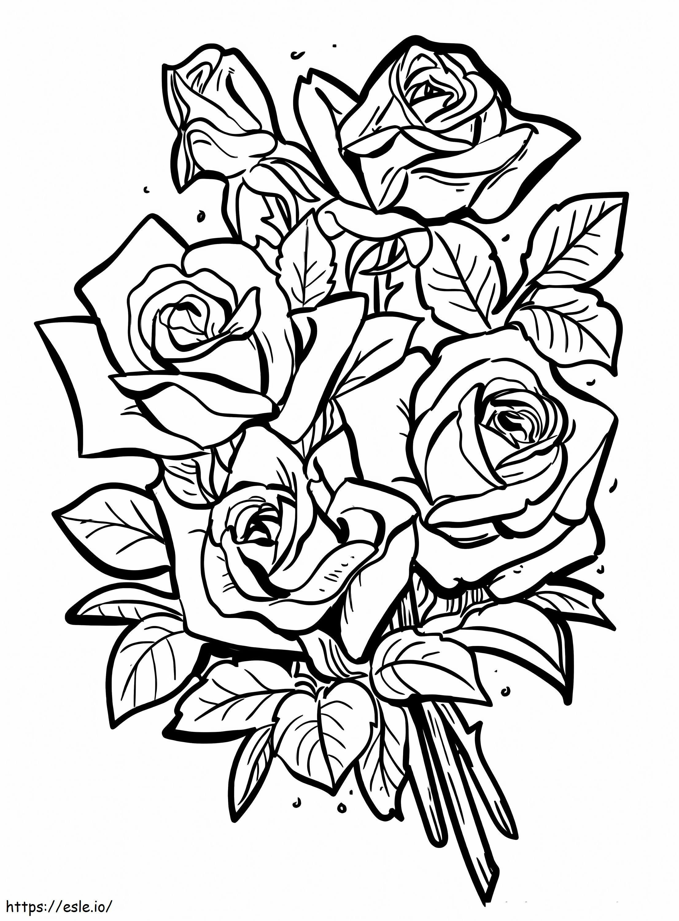 Basic Pink Branch coloring page