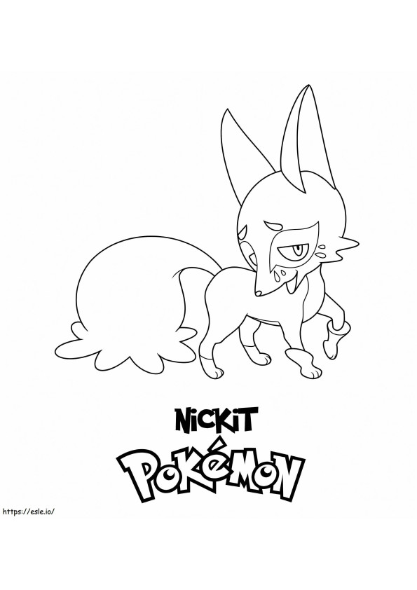 Nicknames Pokemon coloring page