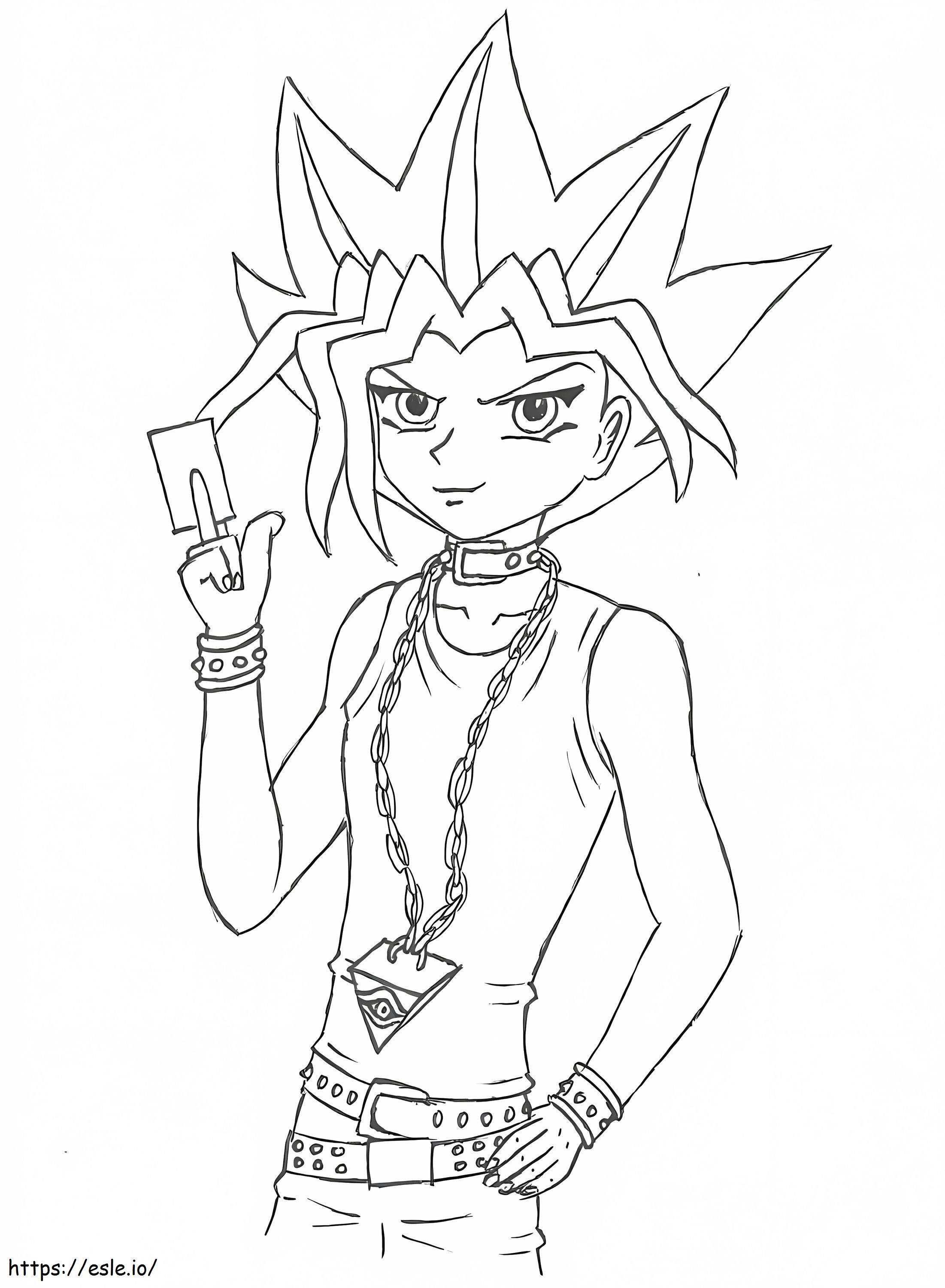 Yu Gi Oh 5 para colorear