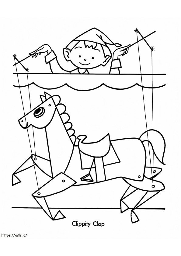 Horse String Puppet