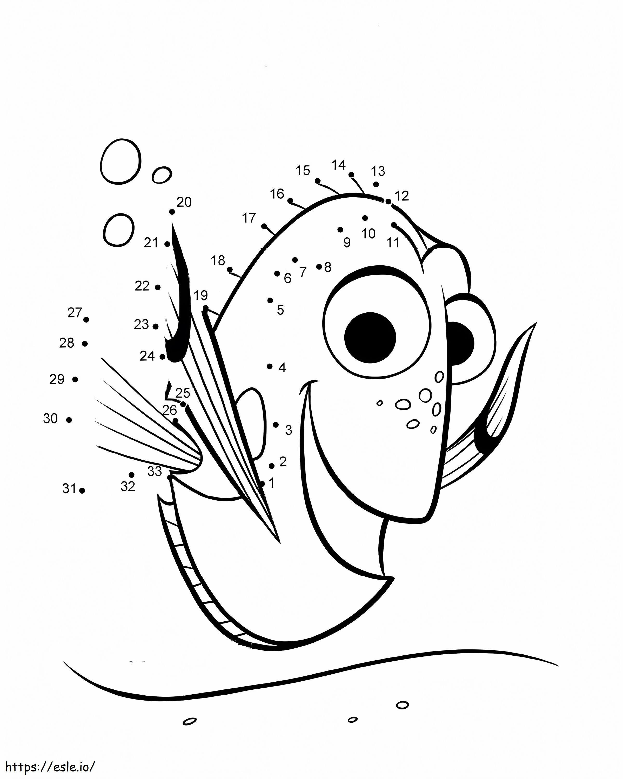 1543026667 Dory Dot To Dot coloring page