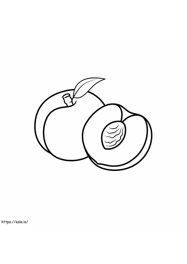 Apricot In Summer coloring page