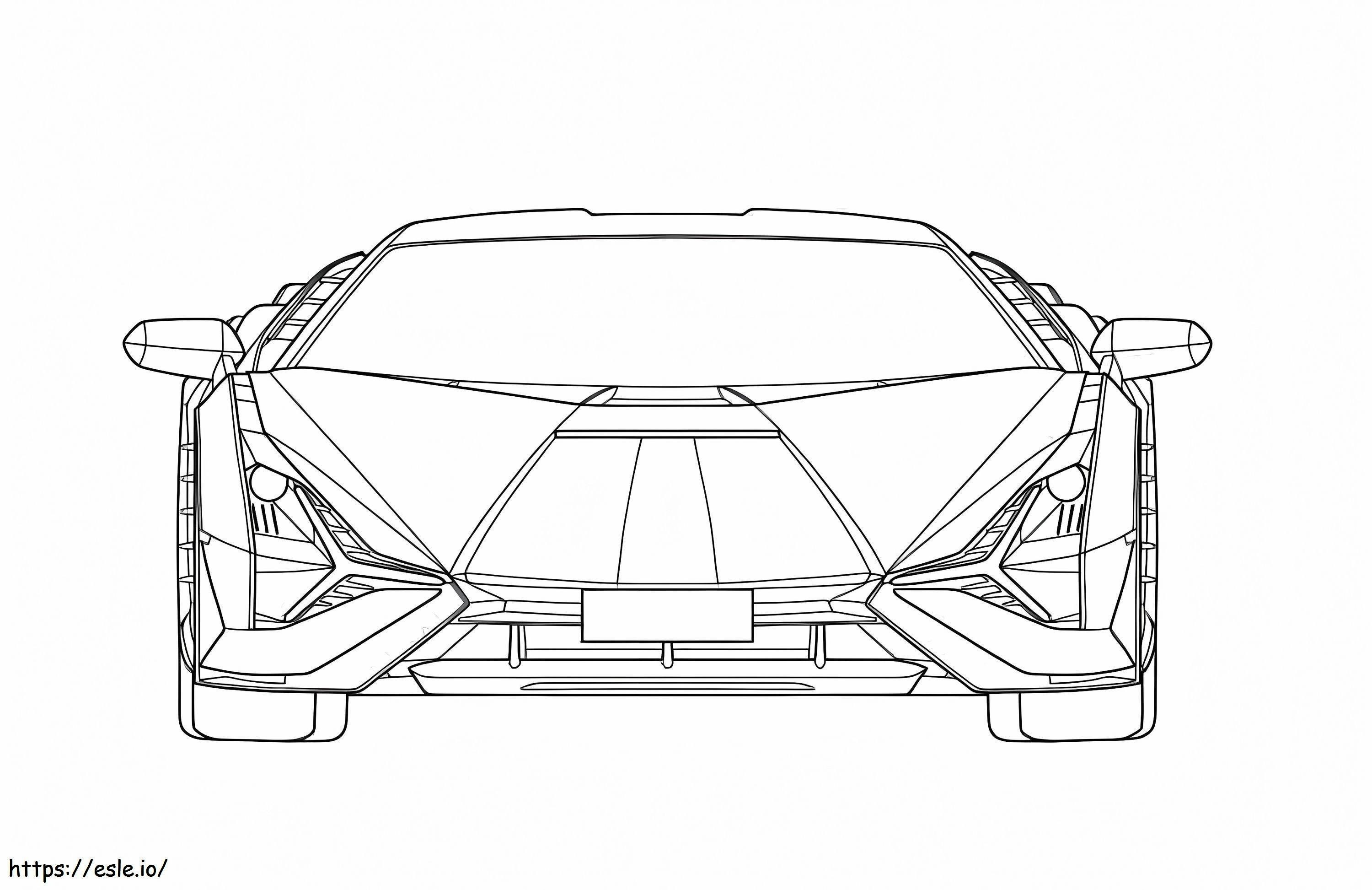 Lamborghini 14 boyama