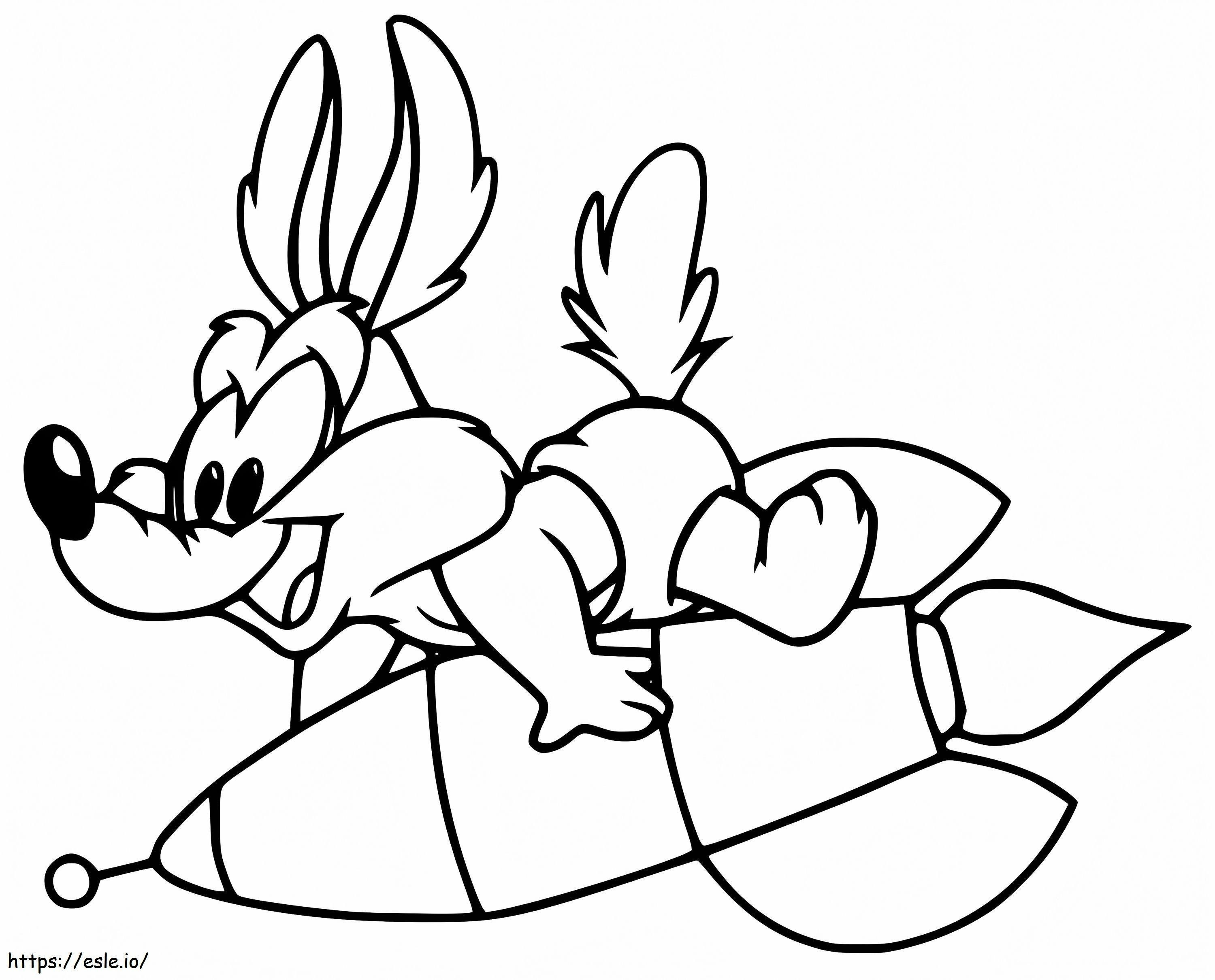 Baby Wile E Coyote coloring page