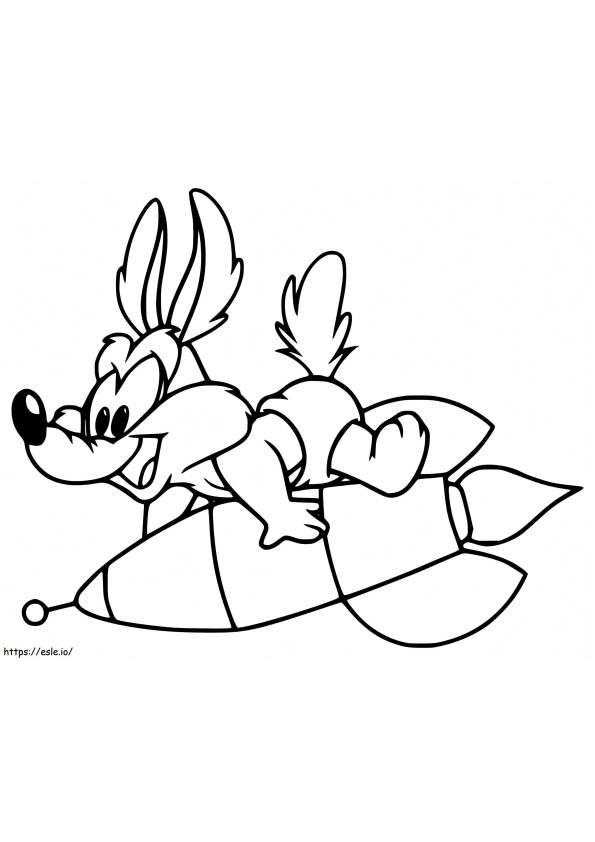 Coloriage Bébé Wile E Coyote à imprimer dessin