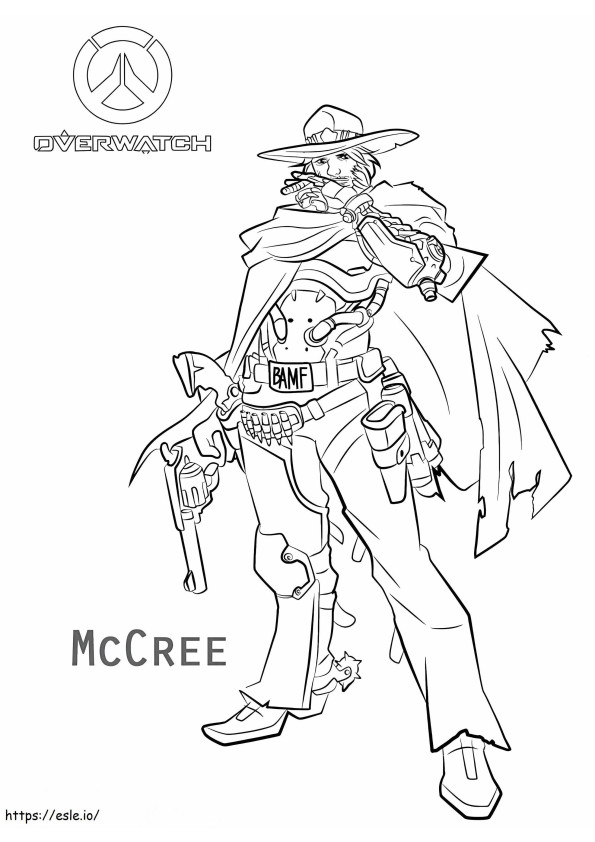 1595553137 1573140333Overwatch Mccree coloring page