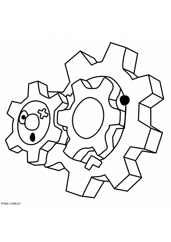 Clang Pokemon coloring page