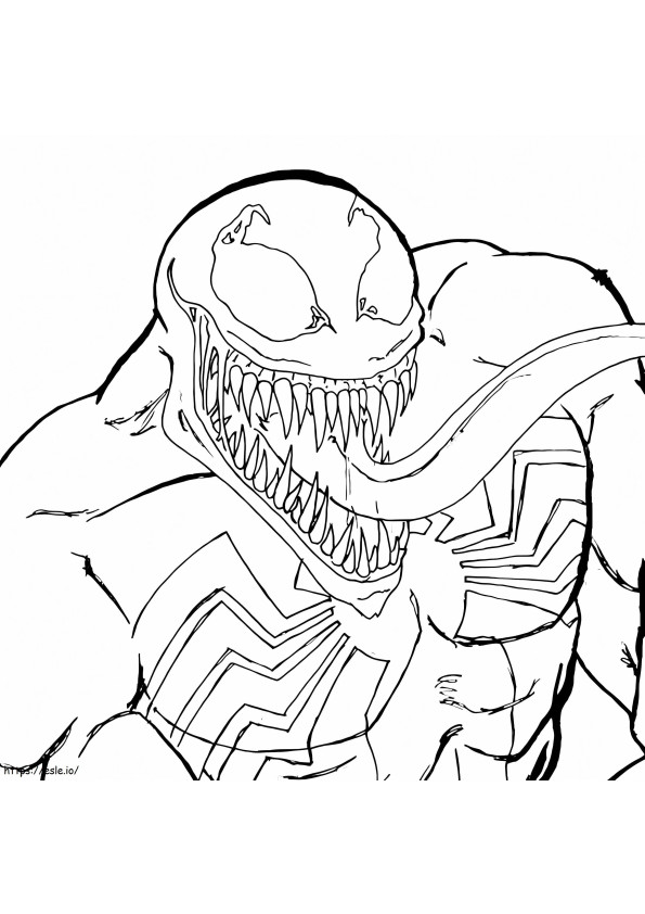 Big Mouth Venom coloring page