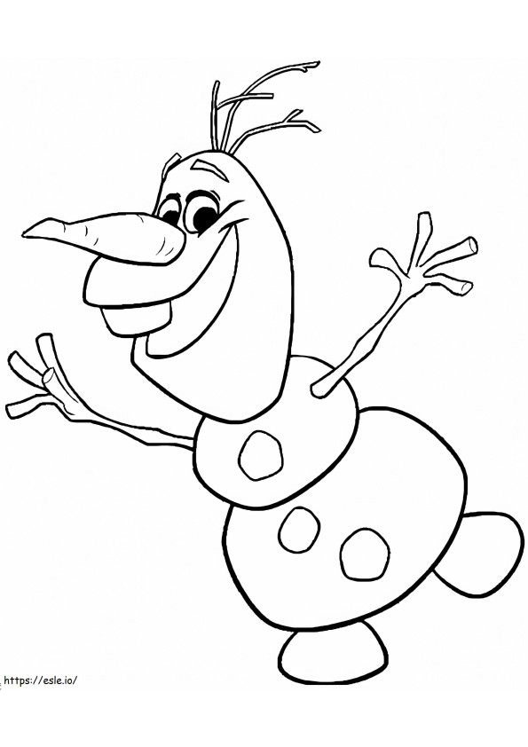 1539749335 Frozen Olaf Elsa voor kinderen 91 kleurplaat