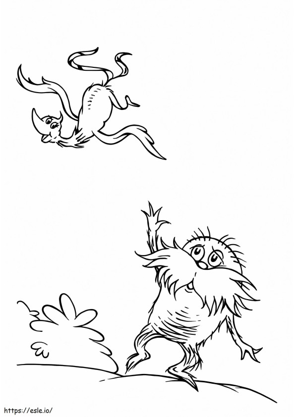 Lorax 3 coloring page