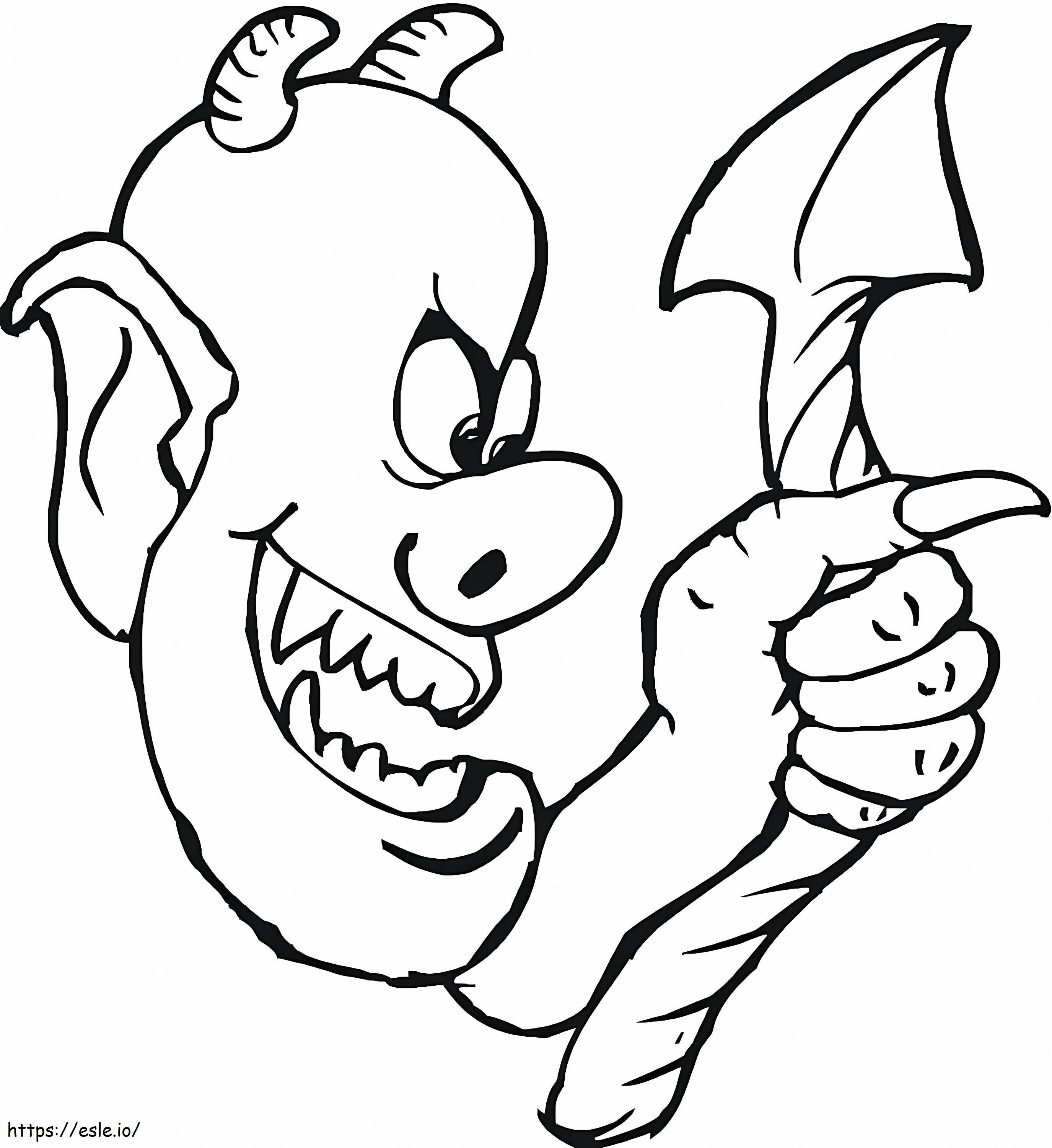 Horror Demon coloring page