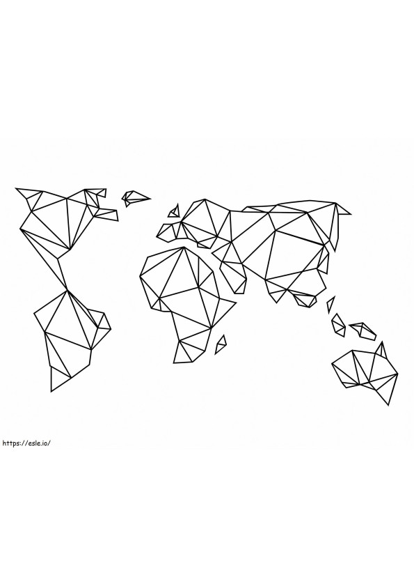 Printable Origami coloring page