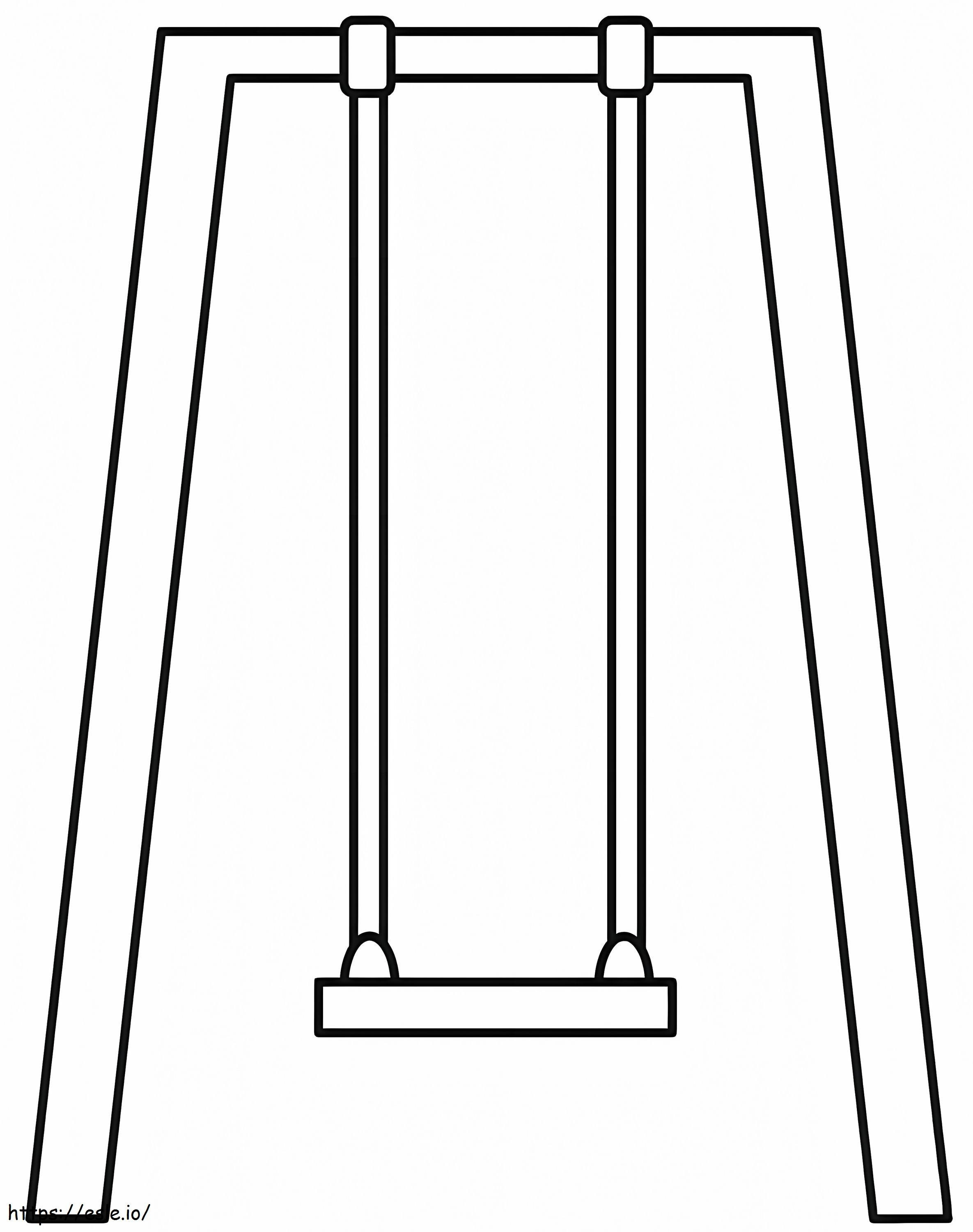 Easy Swing coloring page